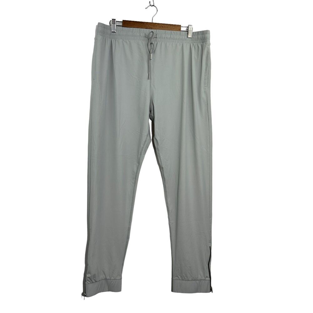 Zyia Active Peak Zipper Jogger Light Gray Size 2XL XXL Stretch
